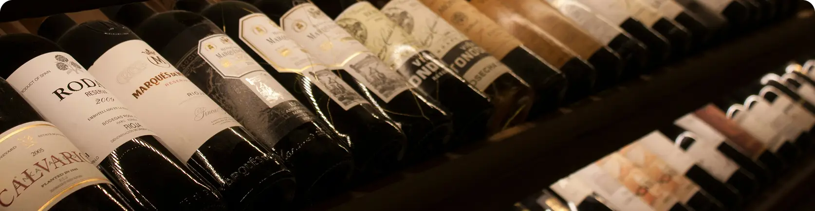 Test di prodotti quali-quantitativi in sala - Packaging di bottiglie di vino